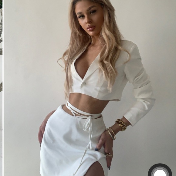 BNWT Kimbie Skirt Tiger Mist 💐🤍 - Picture 1 of 5